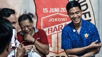 Semringah Kaesang Pangarep Sambangi Markas Bara JP