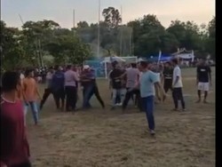 Viral Liga Tarkam di Karimun Rusuh, Polisi Keluarkan Tembakan Peringatan