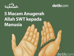 Infografis: 5 Macam Anugerah Allah SWT kepada Manusia