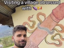 Mural hingga Kuil di Sini Dipenuhi Ornamen Kejantanan