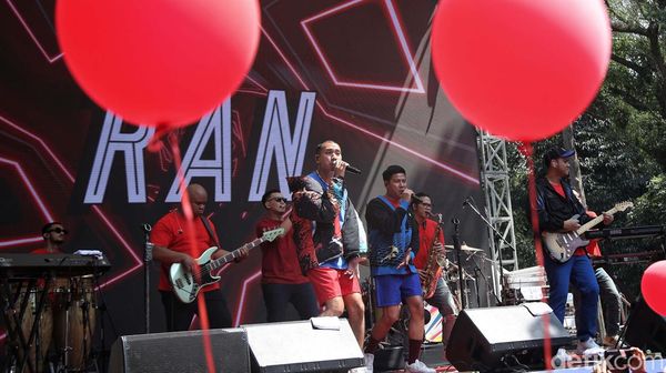 Grup Musik RAN Ramaikan Indonesia Heart Walk 2023 di Hari Jantung Sedunia