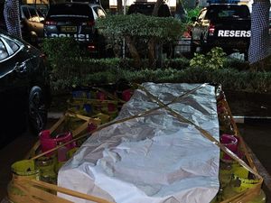 Gudang Gas Oplosan di Tangsel Dibongkar Polisi, Pelaku Sempat Kabur