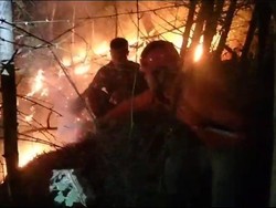 Hutan Gunung Orak-arik Trenggalek Terbakar