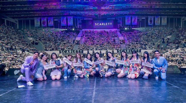 Meet and Greet Scarlett X TWICE Shine With You/ Foto: instagram.com/scarlett_whitening Meet and Greet Scarlett X TWICE Shine With You
