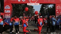Meriahnya Jalan Sehat Hari Jantung Sedunia di GBK