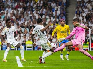 Momen Real Madrid Sikat Las Palmas di Bernabeu