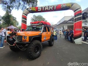 Ratusan Offroader Jajal Keindahan Alam Ciamis