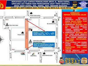 Pengumuman! Ada Perang Tipat Bantal, Jalan Raya Kapal Ditutup Sementara Pengumuman! Ada Perang Tipat Bantal, Jalan Raya Kapal Ditutup Sementara