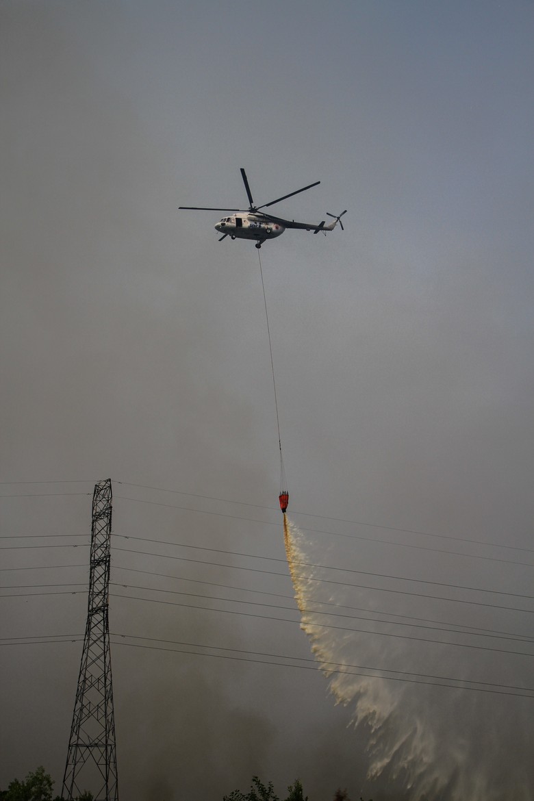 Karhutla Kalteng: Biaya Helikopter Water Bombing Sekitar Rp 100 Juta/Jam