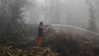 Upaya Pemadaman Karhutla di Kalimantan Tengah