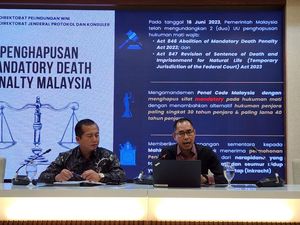 168 WNI di Luar Negeri Terancam Hukuman Mati, Terbanyak di Malaysia