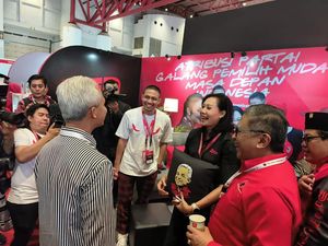 Ganjar Tinjau Pameran Teknologi dan Inovasi Pangan di Rakernas PDIP