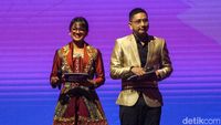 Gaya Nirina Zubir di Hub Space X KAI Expo 2023