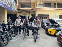 Persiapan Operasi Mantap Brata, Kapolsek Setiabudi Cek Kendaraan Personel