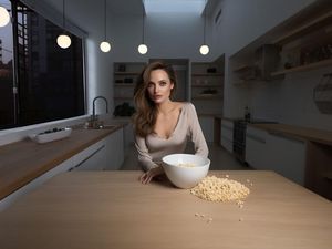 Keren! 10 Potret AI Selebriti Saat Menyantap Makanan Favoritnya