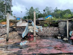 Kilang Padi di Tapsel Hangus Terbakar, 40 Ton Gabah-Motor Ludes