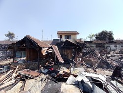 Ratusan Kios-Los Pasar Slogohimo Terbakar, Pemkab Siapkan Tempat Darurat