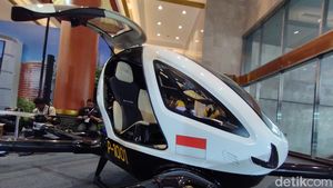 Melihat Lebih Dekat Taksi Terbang yang Dijajal Jokowi di Hub Space 2023