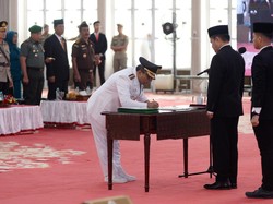 Pj Gubsu Lantik Letnan Dalimunthe Jadi Pj Wali Kota Padang Sidimpuan