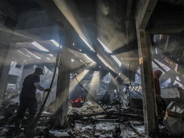 Potret Pasar Leuwiliang Bogor Pasca Kebakaran