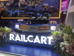 CRI Pamer Kendaraan Pemeriksa Rel dari Mesin Parut Kelapa di Hub Space