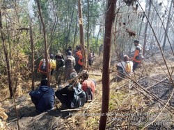 Bukan Mongkrang, Ternyata Kebakaran Terjadi di Hutan Lindung Tawangmangu