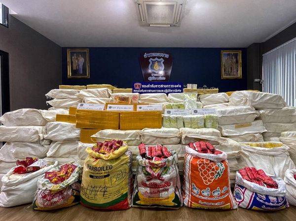 Penampakan Narkoba Senilai Rp 124 M di Thailand
