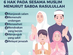 Infografis: 6 Hak pada Sesama Muslim Menurut Sabda Rasulullah