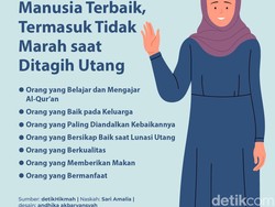 Infografis: 7 Golongan Manusia Terbaik, Termasuk Tidak Marah saat Ditagih Utang