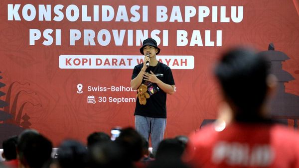 Gaya Kaesang Saat Safari Politik di Bali