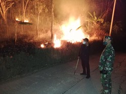 Gunung Sadakeling di Garut Kebakaran