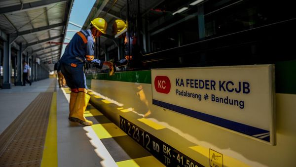 Kereta Pengumpan untuk Kereta Cepat Mulai Diuji Coba, Begini Potretnya