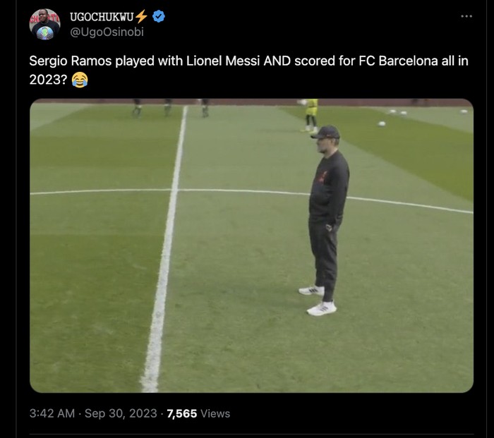 Meme Apesnya Sergio Ramos, Jadi Pahlawan Kemenangan Barcelona