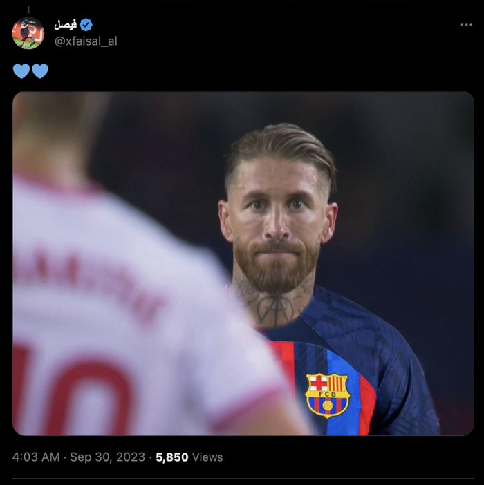 Meme Apesnya Sergio Ramos, Jadi Pahlawan Kemenangan Barcelona