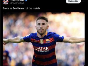 Meme Apesnya Sergio Ramos, Jadi Pahlawan Kemenangan Barcelona