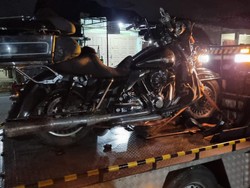 Diduga Serangan Jantung, Pengendara Harley Davidson Jatuh-Tewas di Toba