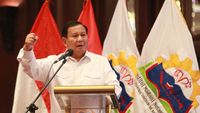 Potret Prabowo Bicara Peradaban Menyongsong Indonesia Emas 2045