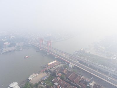 Begini Pekatnya Bencana Kabut Asap di Palembang