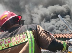 RSUD dr Slamet Garut Kebakaran, 8 Mobil Pemadam Dikerahkan