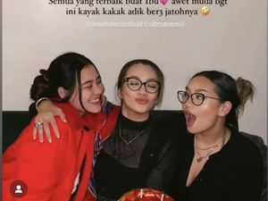 Reza Artamevia Kulineran Seru Bareng Zahwa dan Aaliyah Massaid