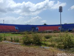 Sunyi Stadion Kanjuruhan Saksi Bisu Tragedi yang Kini Direnovasi