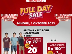 Serbu! Beli Pakaian Pria Banjir Diskon di Transmart Full Day Sale