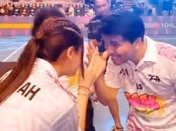 Main Futsal Bareng, Gaya Selebrasi Aaliyah & Thariq Halilintar Bikin Heboh