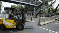 Ada Demo Buruh, Jalan Medan Merdeka Barat Arah Istana Ditutup