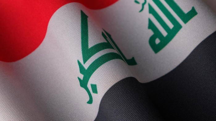 Bendera Irak. Presiden Irak gugat PM honor PNS Kurdistan