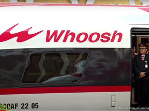 Intip Logo Kereta Cepat Whoosh Pilihan Jokowi, Ternyata Ini Maknanya