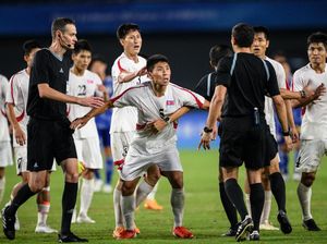 Asian Games: Pemain Korea Utara Serang Wasit Usai Kalah dari Jepang