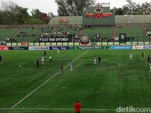 Persikab Bandung Benamkan PSKC Cimahi 3-2