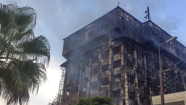 Markas Polisi Mesir Kebakaran, 25 Orang Luka-luka