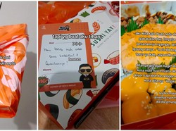 So Sweet! Mahasiswa Ini Dapat Pesan Semangat dari Ojol Makanan